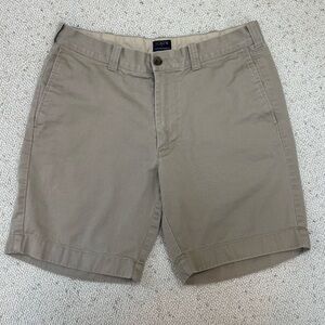 Men’s J Crew Tan Shorts Gramercy Flex Size 32